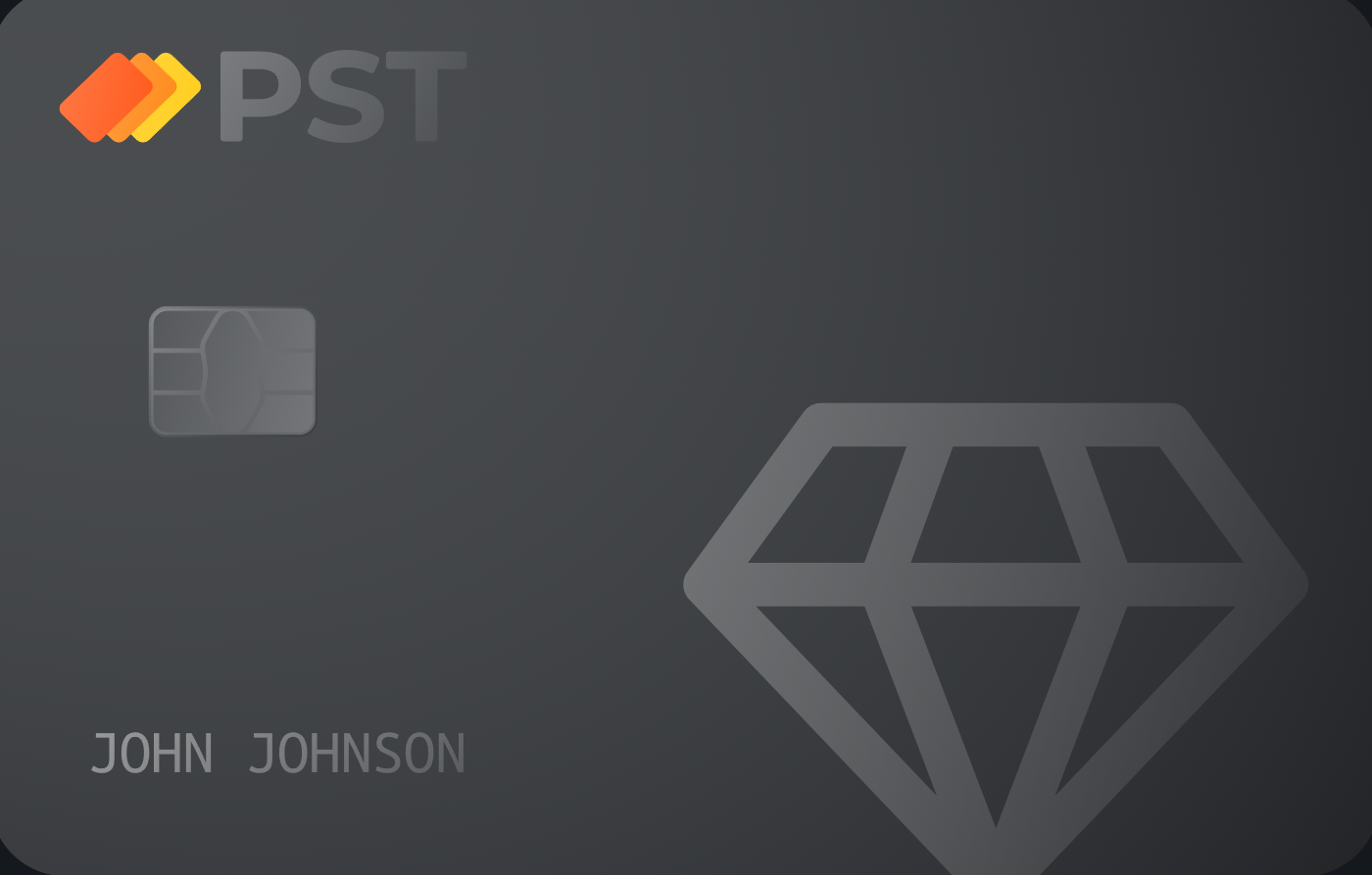 PST.NET Platinum Advertisement Card logo